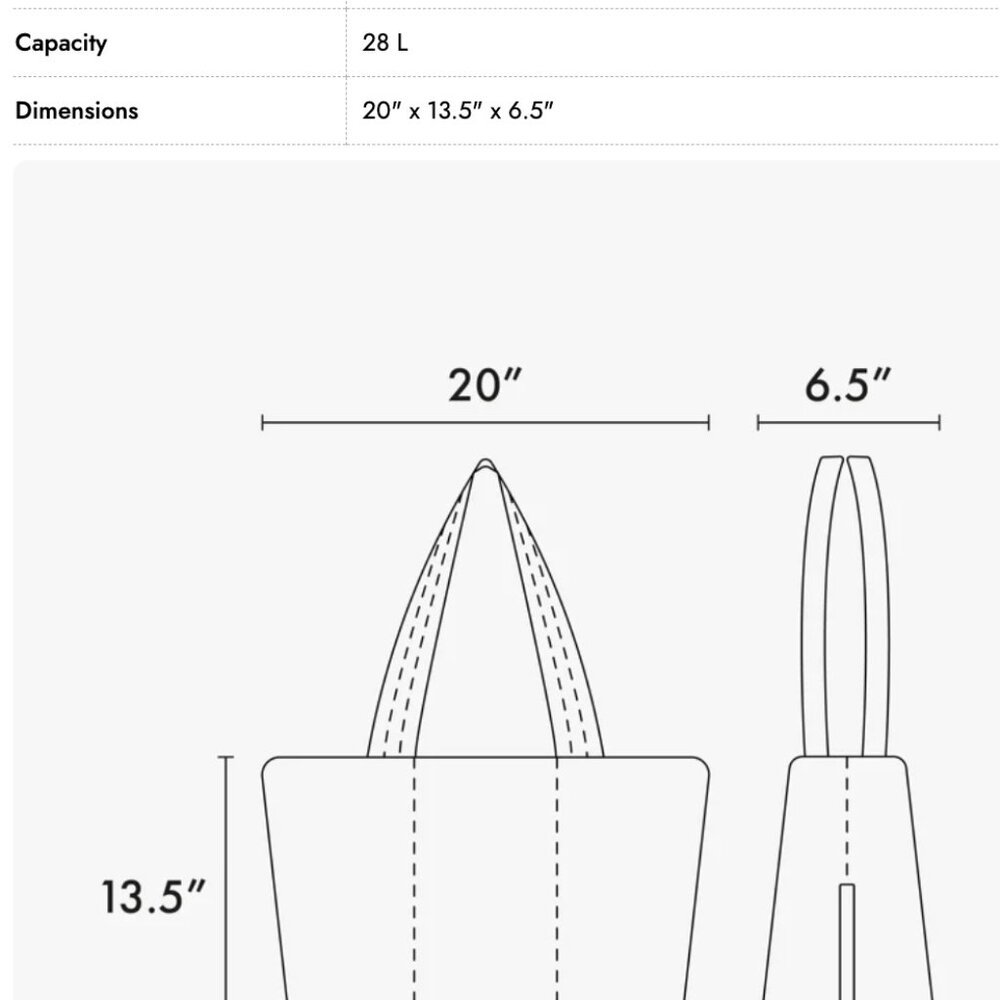 CALPAK Luka Expandable Laptop Bag / Gold Puffy Tote w/ Luggage Sleeve - Picture 6 of 6